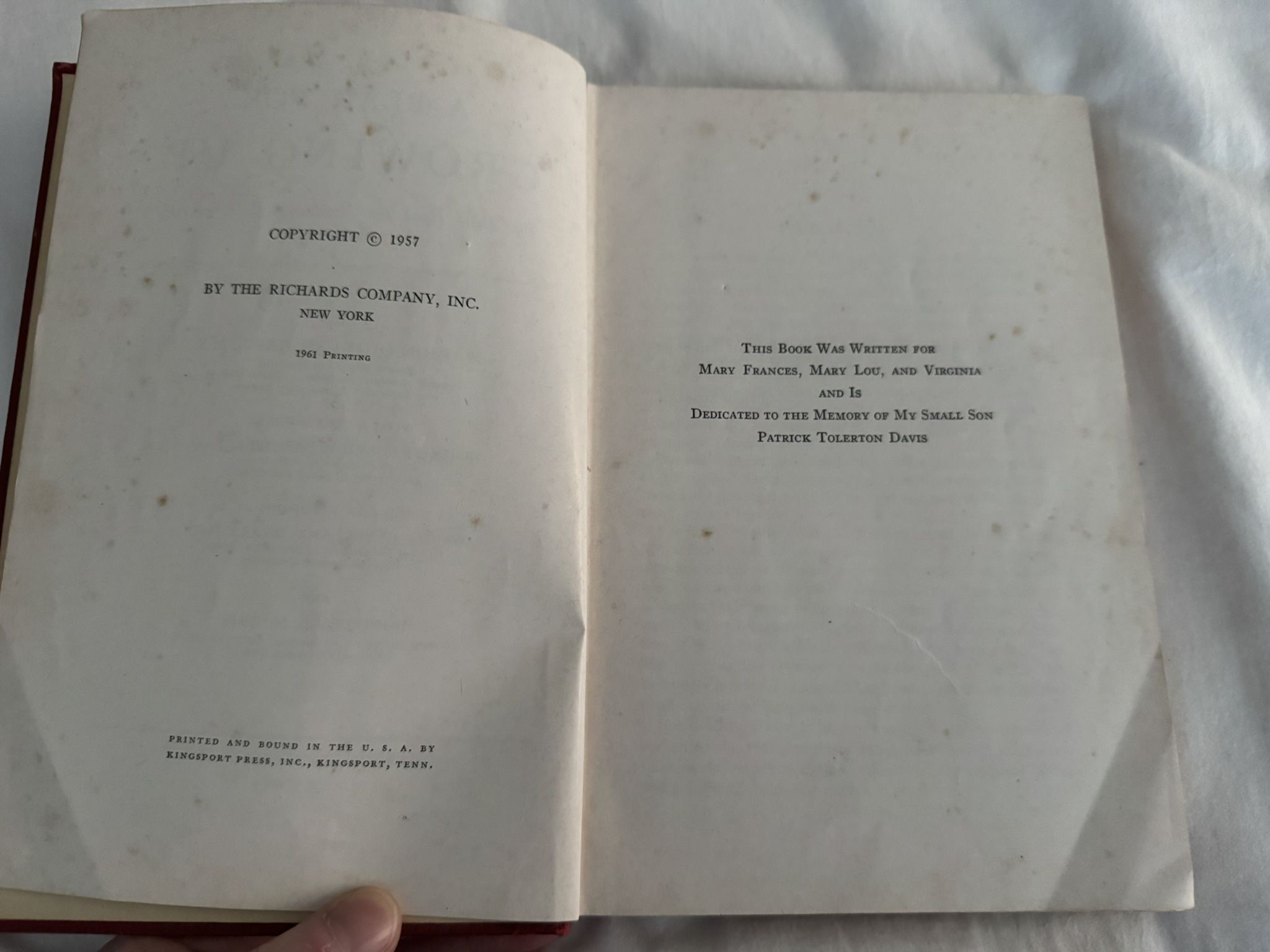 1961 hardcover: A Plan for Growing Up: The Blue Book for Building Better Lives