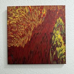 Painting Abstract Acrylic Pour