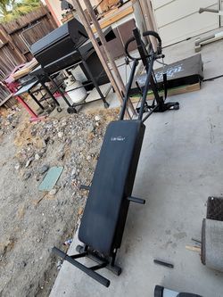 Life max full body home total gym exercise equipment