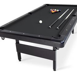 8 Ft Folding Pool Table 