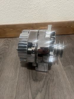 GM chrome alternator