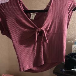 Pink Crop Top 