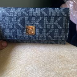 Michael Kors Wallet Womens Navy