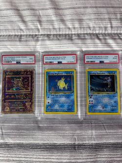 Pokémon Cards PSA Graded Shining Gyarados Magikarp Ancient Mew