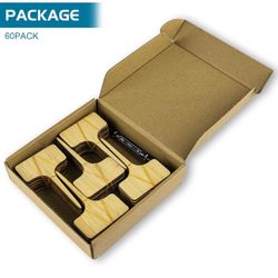 Bamboo  T-Type Plant Tags (60pcs)