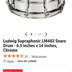 Ludwig Supraphonic 6.5 X14