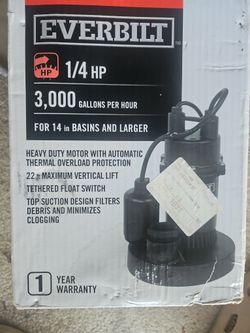 Submersible Sump Pump