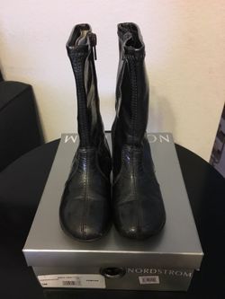 Nordstrom Toddler Girls Pewter Boots 9