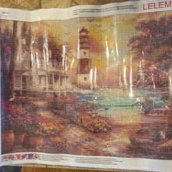Lighthouse diamond art - new!