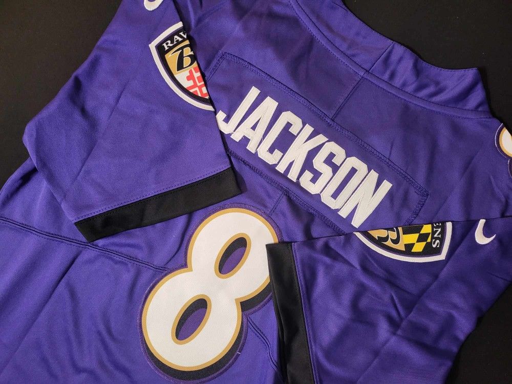 Lamar Jackson stitched jersey Baltimore Ravens purple , Brand New with  tags! for Sale in Alamo Heights, TX - OfferUp