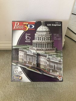 US Capitol Puzzle 3D