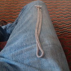 Lois Hill Chain 925 Silver 48 Grams 17 Inch