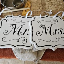 Mr And Mrs Signs
