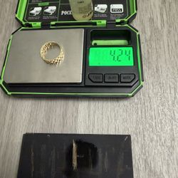 14K Gold Rolex Ring 7