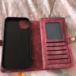iPhone 12 Pro Wallet Case With 2 Parts Wallet 