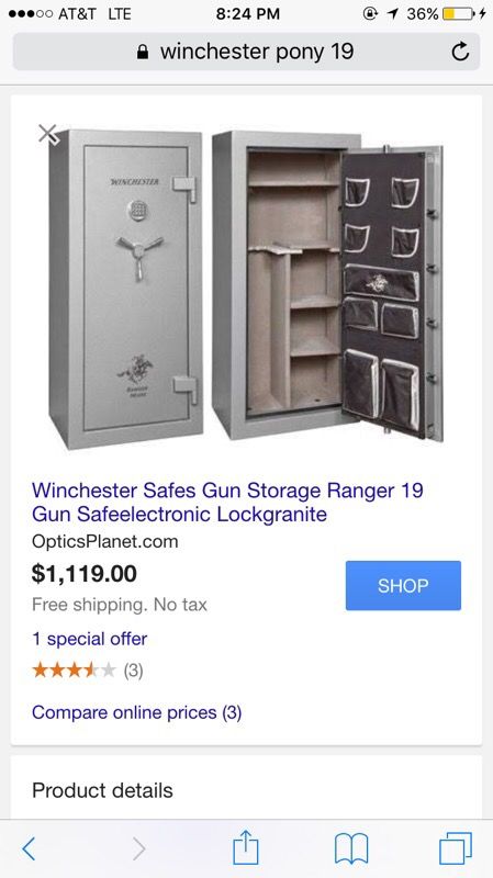 Winchester Pony 19 Gun Safe