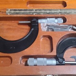 Brown & Sharpe 3 Piece Micrometer Set Best Offer