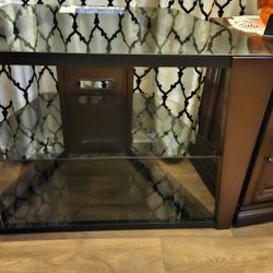 Glass TV Stand