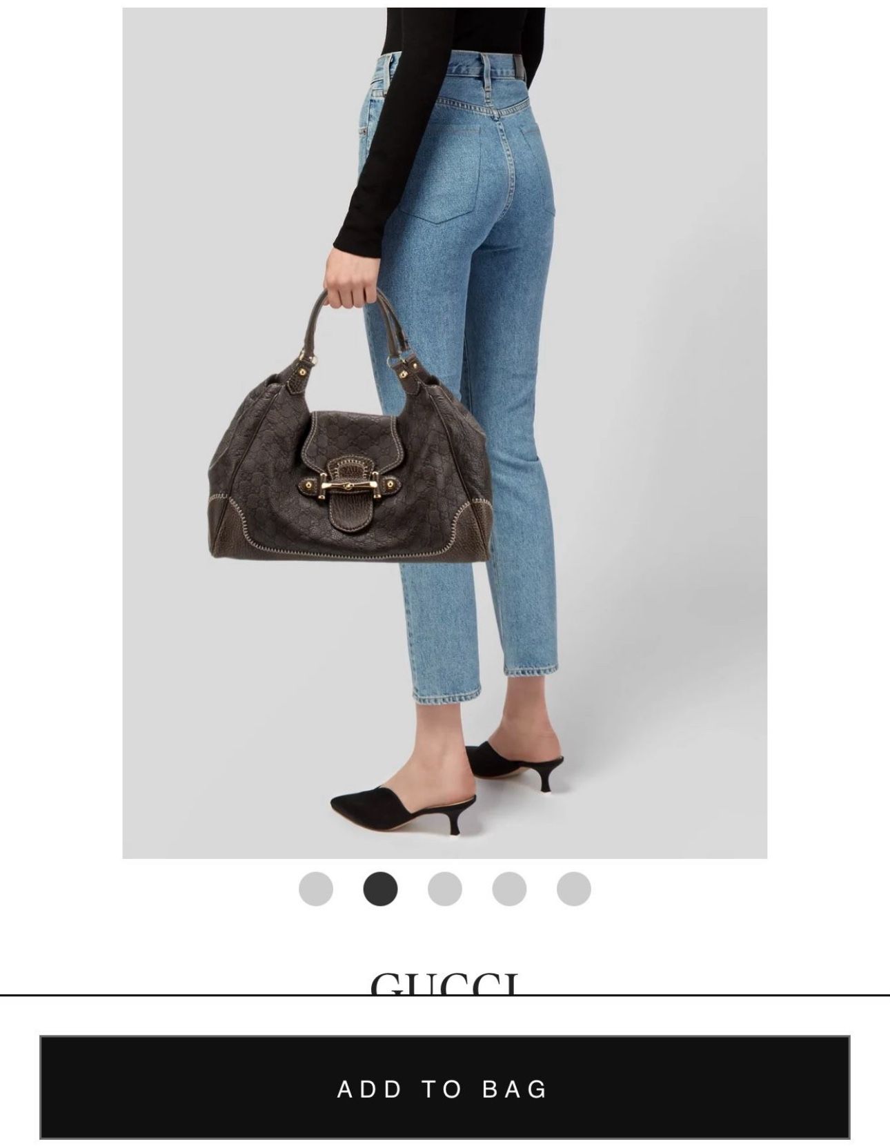 GG Signature Large Pelham Shoulder Bag Gucci
