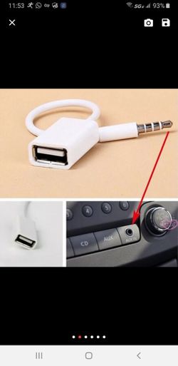 Design 3.5mm Male AUX Audio Plug Jack To USB 2.0 Female Converter Cable Cord ar MP3 usb adapter Drop Shipping 4 A10 arrlare