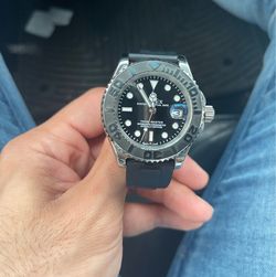 Black sub watch