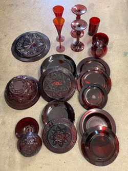 Red Plates Etc