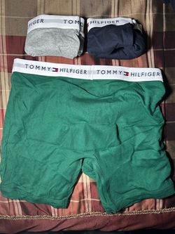 Tommy Hilfiger Underwear Mens Boxer Briefs 3 Pack Elastic Waistband New Large L