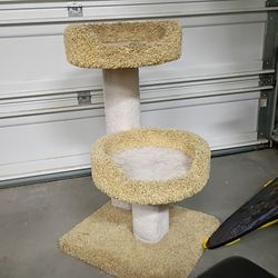 Cat tree large sitting areas good condition cash only please
