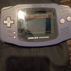 Gameboy Advance With Pacman Game