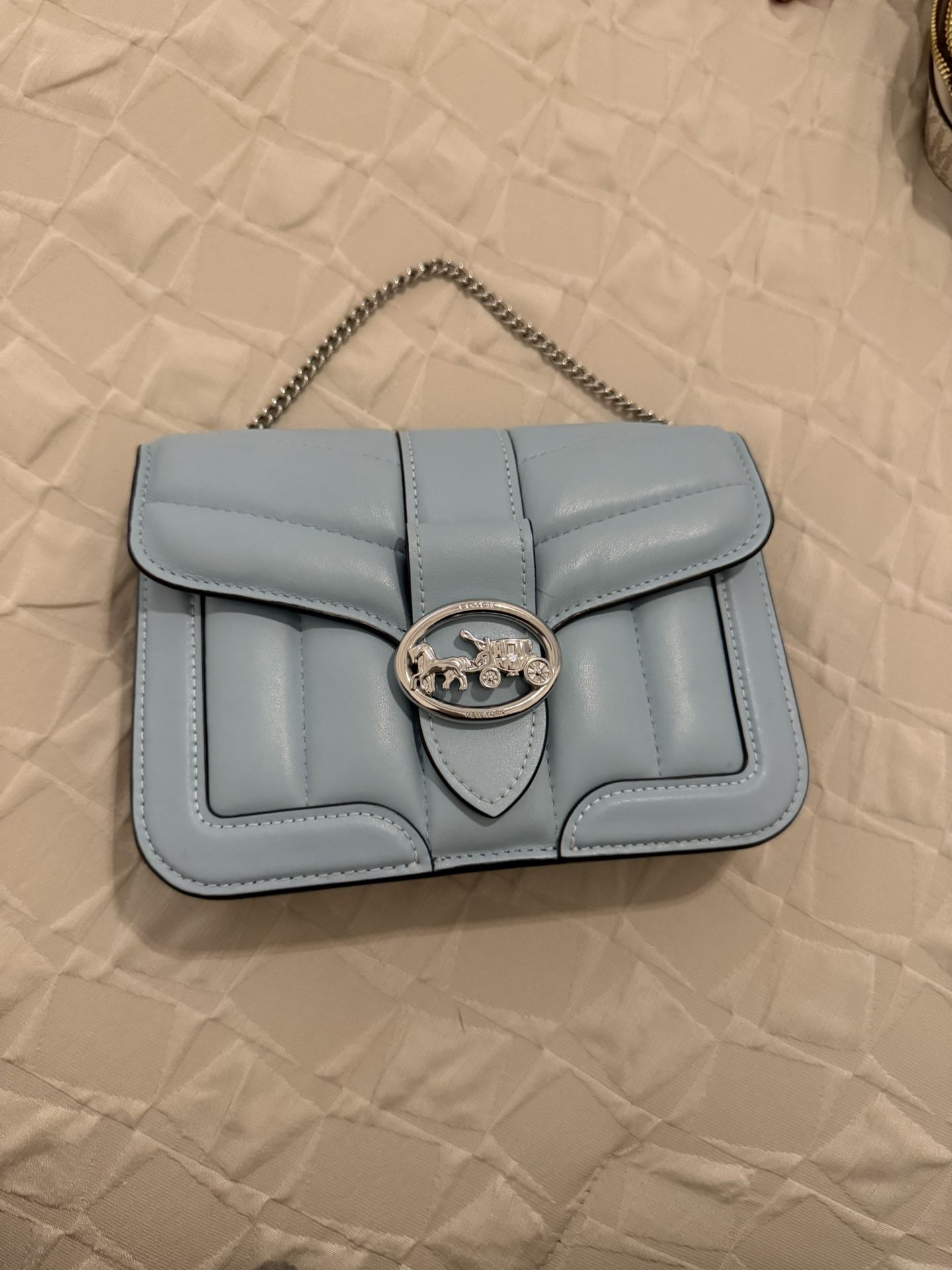 Light Blue Coach Bag