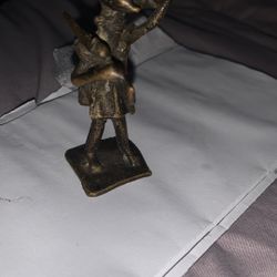 Ghana African Brass Sculpture Small