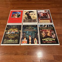 Wes  Anderson 11x17 Art Prints