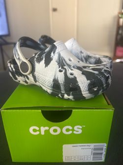Crocs Classic Marbled Clog Size 9C