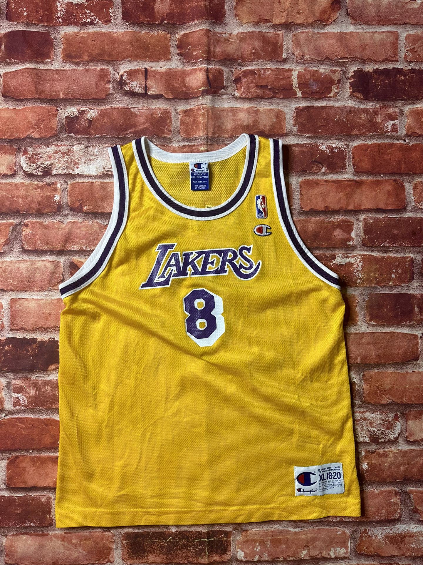 Lakers Champion kobe bryant jersey 8 purple XXL