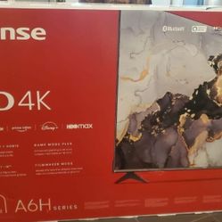 Vendo Televisores
HISENSE
DE 55" serie A6H
UHD4K
Nuevos de paquete
$270 .