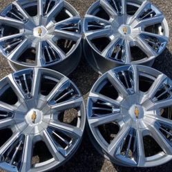 22” OEM Chevy Silverado Suburban High Country GMC Sierra We Finance Set Of 4 Rims Wheels 