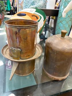 Antique steamer/antique autoclave/copper&brass steamer