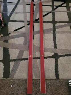 Vintage 1960s Rossignol Allais Major Skis - Retro Lodge Decor