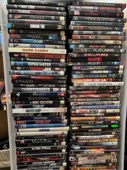 Large DVD Movie Collection Lot of 123