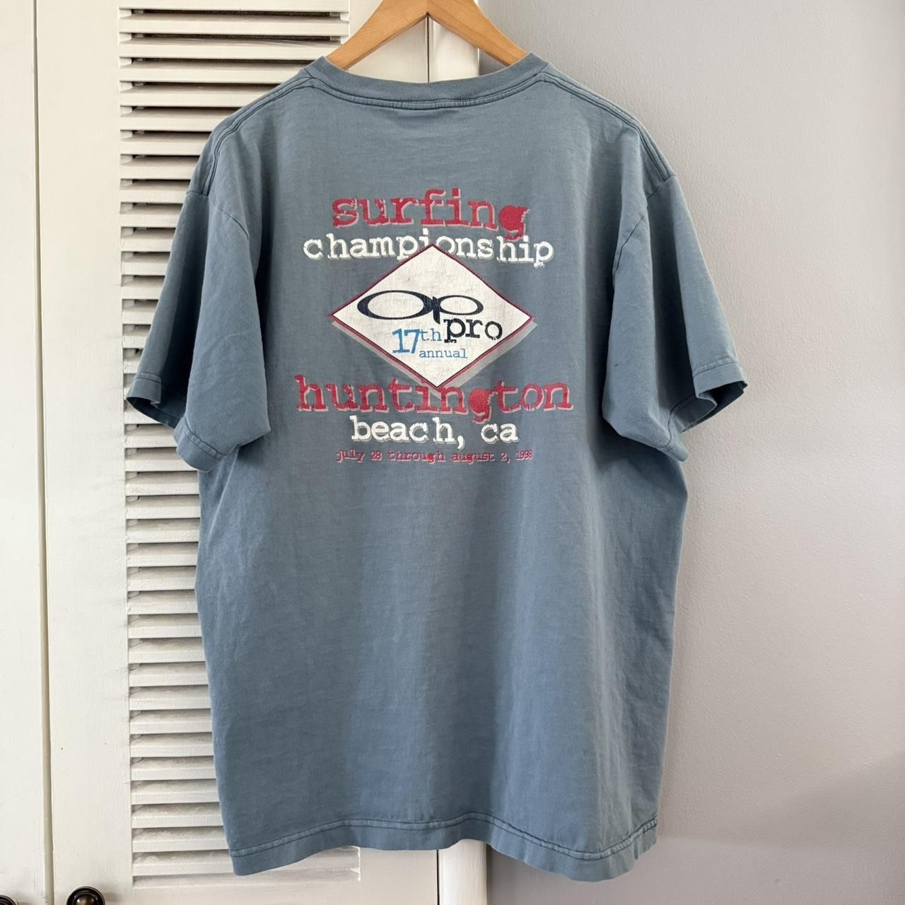 Vintage 1998 Ocean Pacific OP Surfing Championship Huntington Beach Ca T-shirt