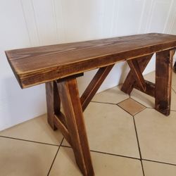 Rustic Artisan Bench