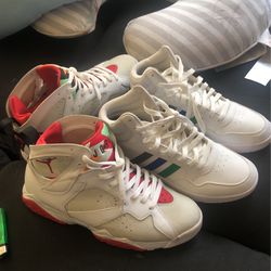 Adidas Size 9 , Jordan’s Size 11