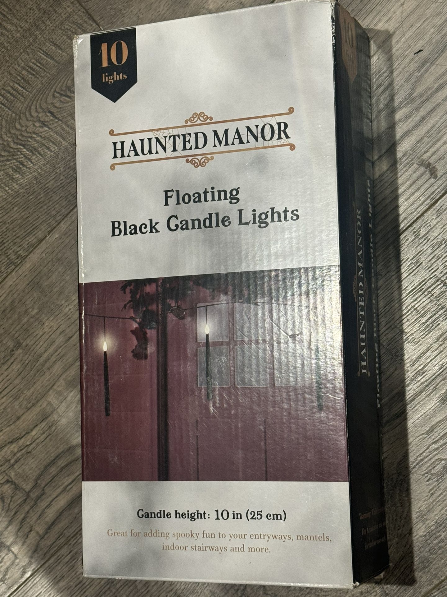 Halloween New Inbox, Black Hanging, Candles, Haunted Manor