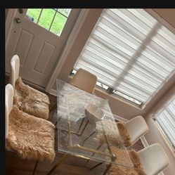 Dining Table Set (including 6 Chairs &corner Stand )