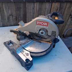 10 inch ryobi miter saw .    $ 30 .