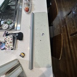 Floating Glass Shelf 31.5x8in