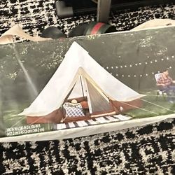 Ozark Trail 15' x 15' 8-Person Bell Tent with String Lights