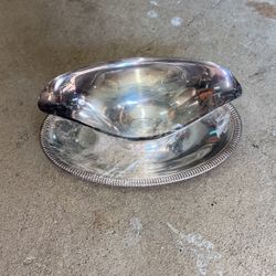 Silver plated Gravy boat