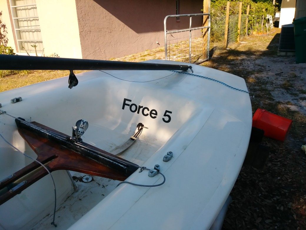 Force 5 Sailboat Rigging