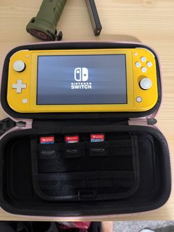 Nintendo switch lite yellow